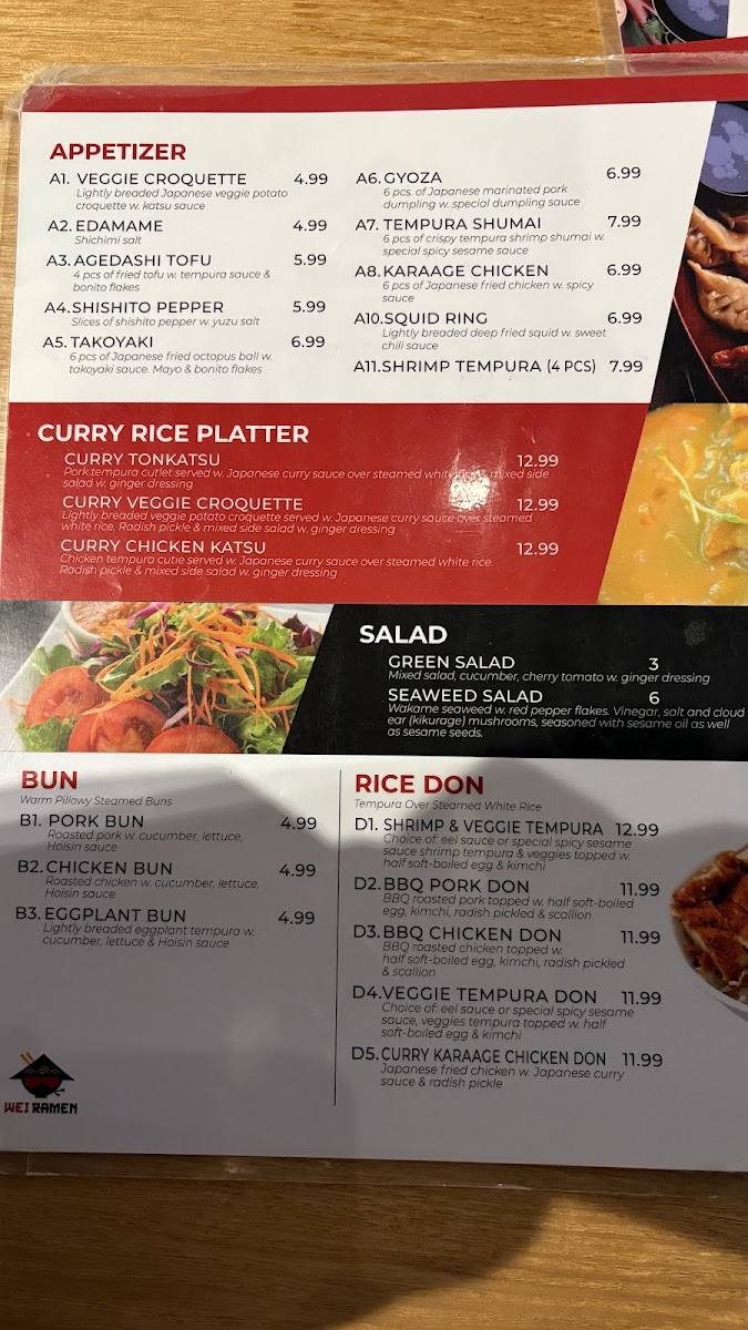 Wei Ramen Menu - Image 3