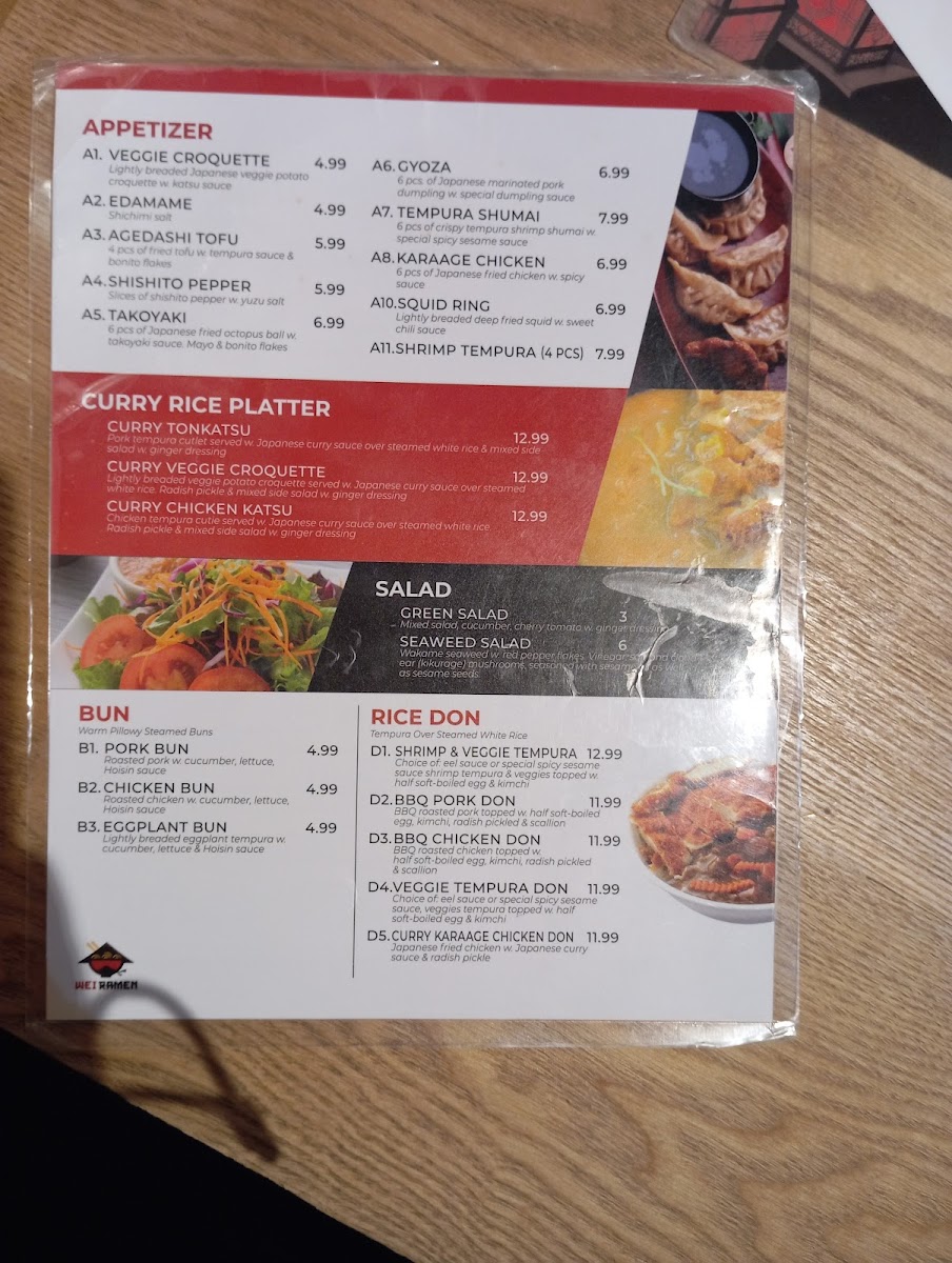 Wei Ramen Menu - Image 4
